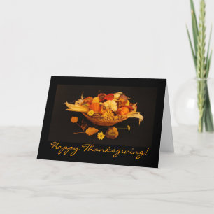 Gratitude Harvest Thanksgiving Holiday Card