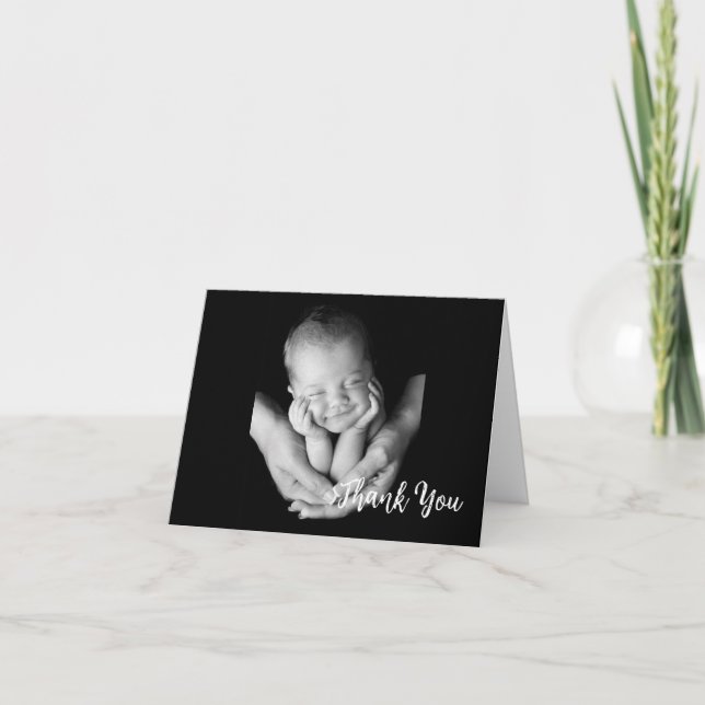 Gratitude in Every Little Hand" Thank You Card (Front)