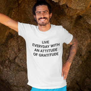 Gratitude in Faith Men's Christian T-Shirt