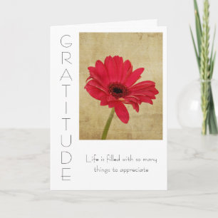 Gratitude Inspirational Card