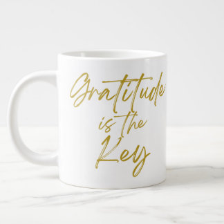 Gratitude is the Key 20 oz Jumbo Mug
