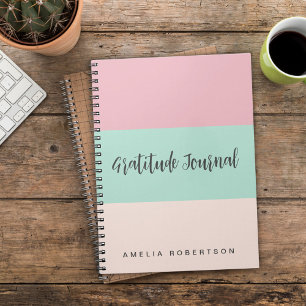 Gratitude journal custom Spiral Photo Notebook