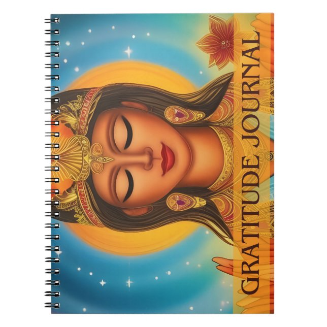 Gratitude Journal Spiral Photo Notebook (Front)