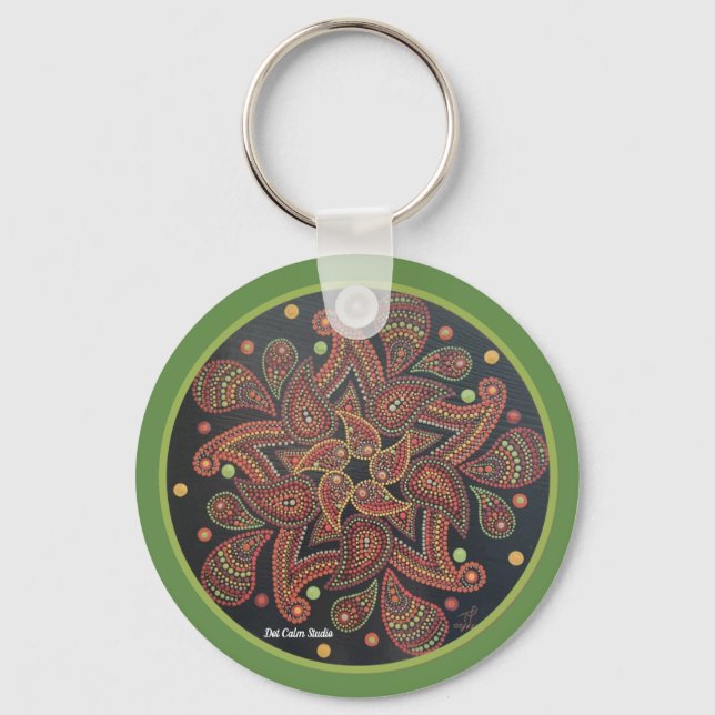 Gratitude Key  Chain Keychain (Front)