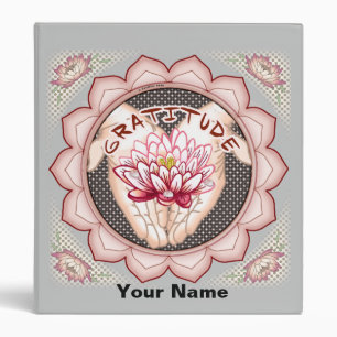 Gratitude Lotus binder