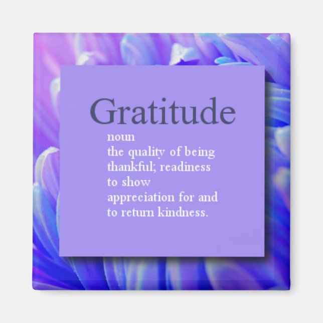 Gratitude Magnet (Front)
