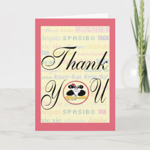 Gratitude means the same in any language thank you card