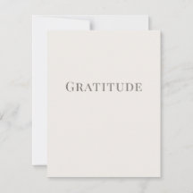 Gratitude – Minimal Typography Design