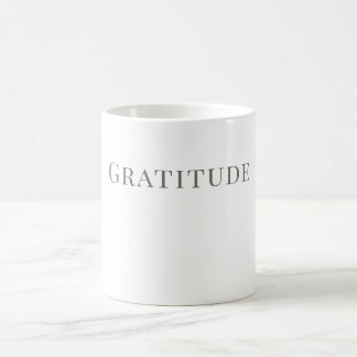 Gratitude Mug – Minimal Typography Design