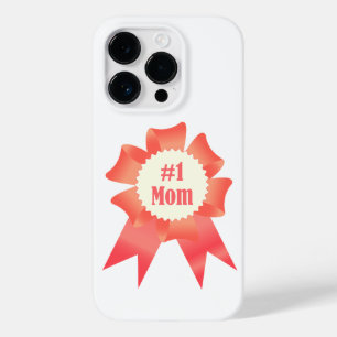 Gratitude Number One Mom winner award ribbon Case-Mate iPhone 14 Pro Case