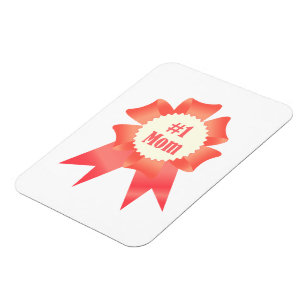 Gratitude Number One Mom winner award ribbon Magnet