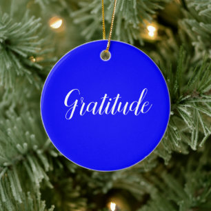 Gratitude ornament