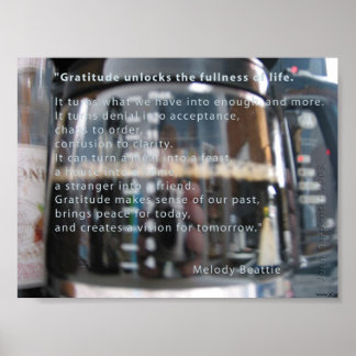 Gratitude,  Poster