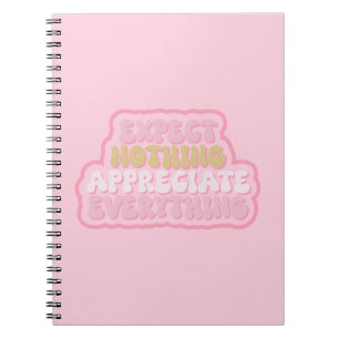 Gratitude Quote Wall Decor Notebook