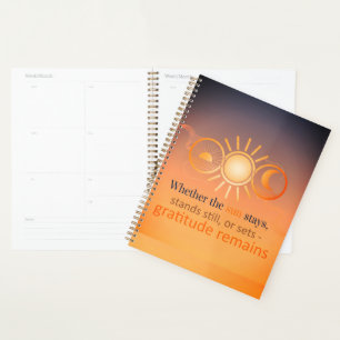 Gratitude Remains: Gratitude Beyond the Clock   Da Planner