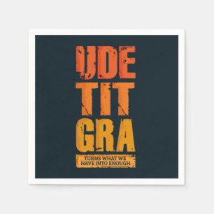 Gratitude Thanksgiving Family Get Together Paper Napkin