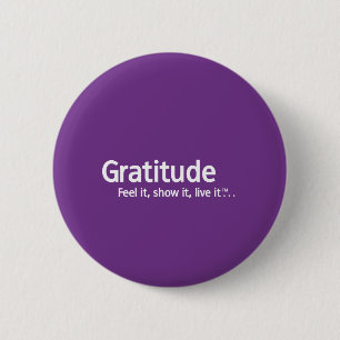 Gratitude - Thought Shapers™ 2 Inch Round Button