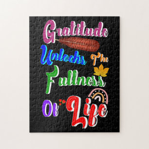 Gratitude Unlocks The Fullness Of Life Jigsaw Puzzle