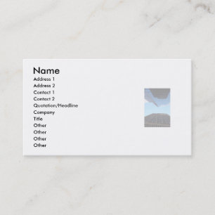 Gratte-ciel de carte de visite de niveau de rue