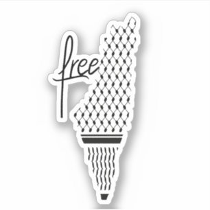 GRATUIT PALESTINE KEFFIYEH STICKER