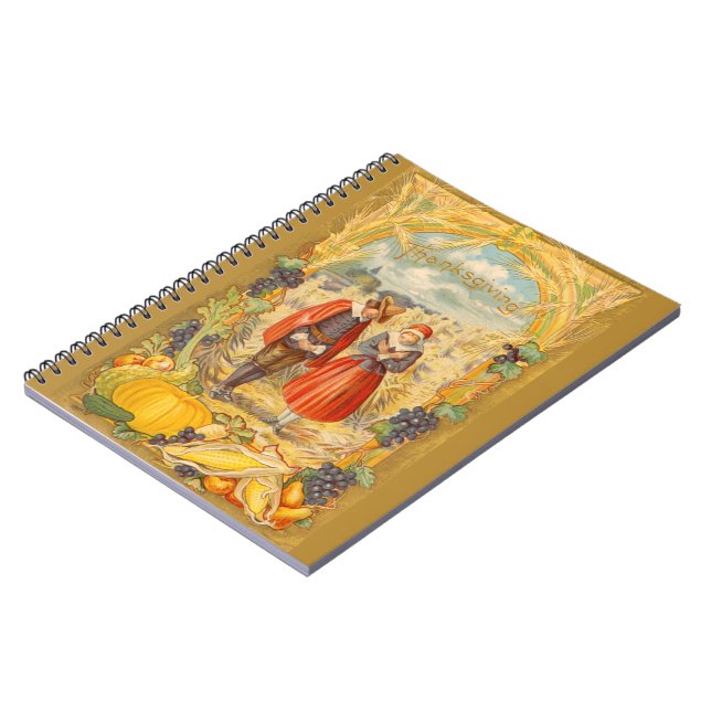 Gratuit pèlerins Thanksgiving Carnet (Côté gauche)
