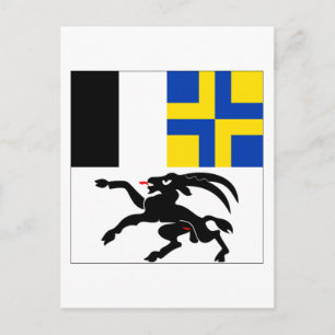 Graubuenden Flag Postcard