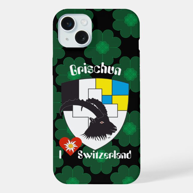 Graubünden Grischun Grigioni iPhone Case (Back)