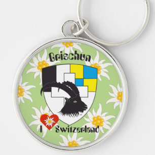 Graubünden Grischun Grigioni Schlüsselanhänger Keychain