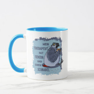 Graupapagei Therapeut - Lustige Geschenk Tasse Mug