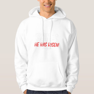 Grave 0 Jesus 1 He Has Risen Jesus Religious Easte Hoodie