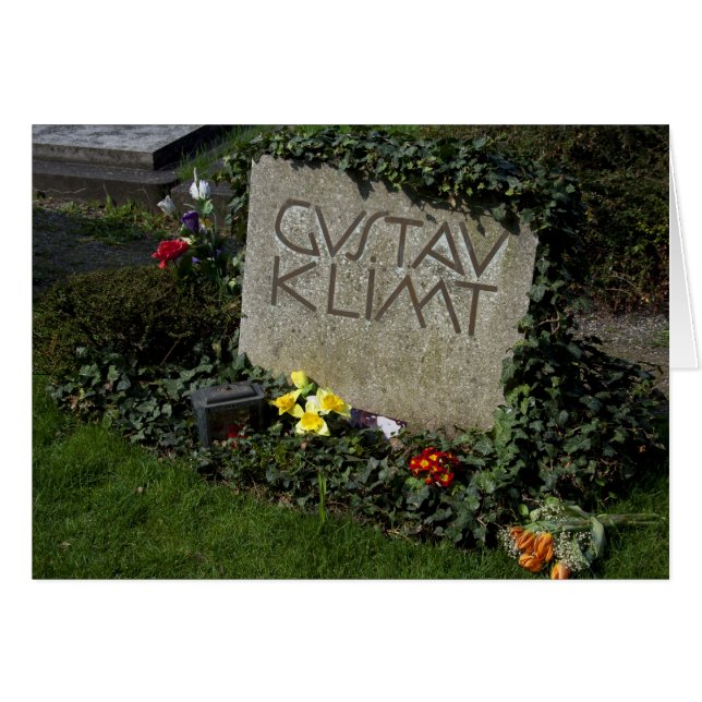 Grave De Gustav Klimt (Devant horizontal)