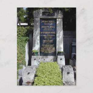 Grave Of Dr. Theodor Herzl Postcard