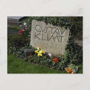 Grave Of Gustav Klimt Postcard
