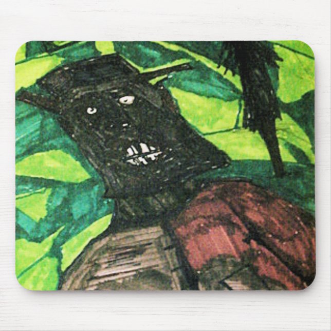 grave robber ink mouse pad (Front)