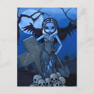 "Gravedigger" Postcard