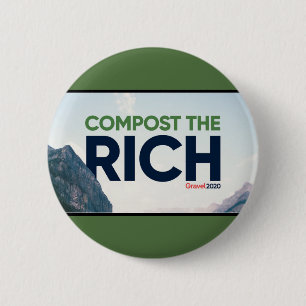 Gravel 2020: Compost the Rich 2 Inch Round Button