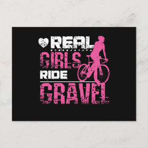 Gravel Bike Girl Postcard