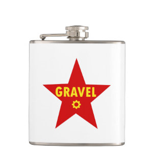 Gravel Cycling Star Hip Flask