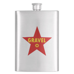 Gravel Cycling Star Hip Flask
