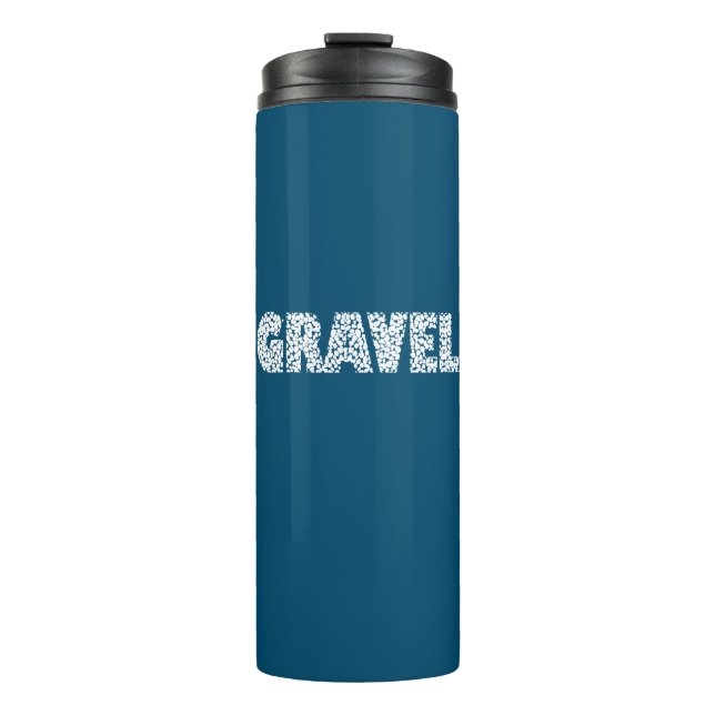 Gravel Cycling Thermal Tumbler (Front)