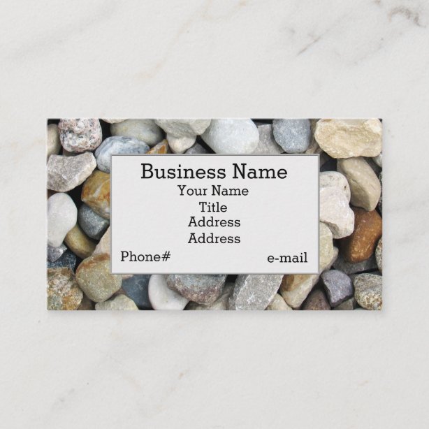 Excavating Business Cards Profile Cards Zazzle CA