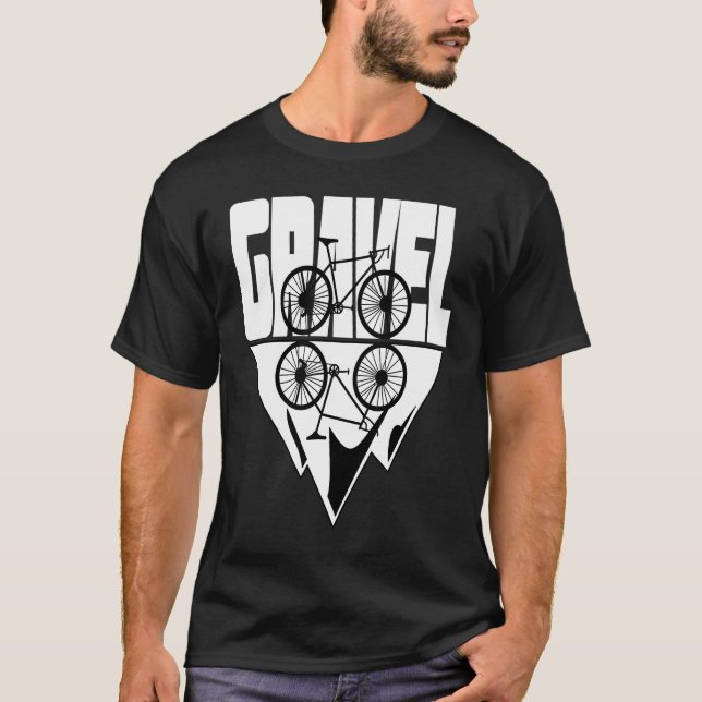 Gravel Hills Trail Biking Bicycle Gravel Bike Trai T-Shirt (Front)