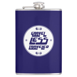 Gravel Less Travelled Hip Flask