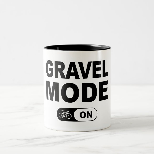 Gravel Mode On Two-Tone Coffee Mug (Center)