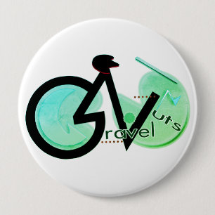 Gravel Nuts 4 Inch Round Button