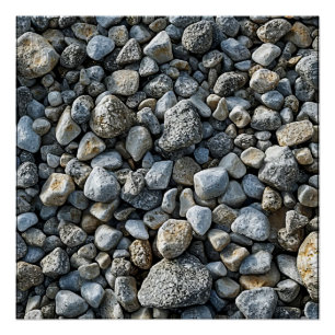 Gravel Texture Poster
