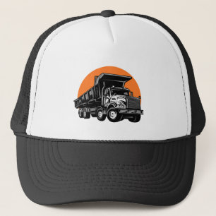Gravel Truck Dump Heavy Equipment Construction Trucker Hat