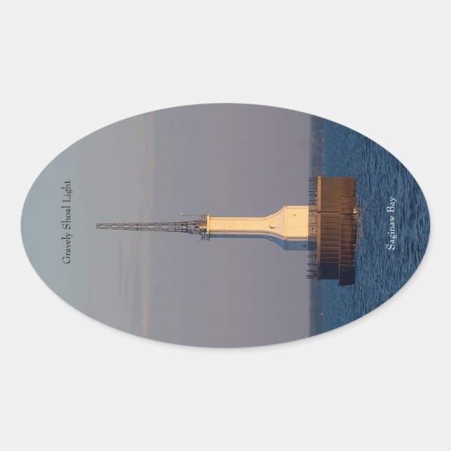 Gravely Shoal Light sticker (Front)