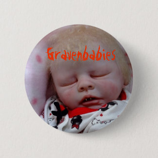 Gravenbabies Horror doll 2 Inch Round Button