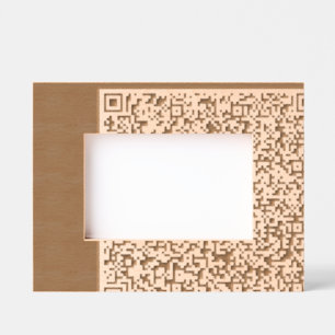 Gravés Cadres personnalisés QR Code Etched Cadeaux person